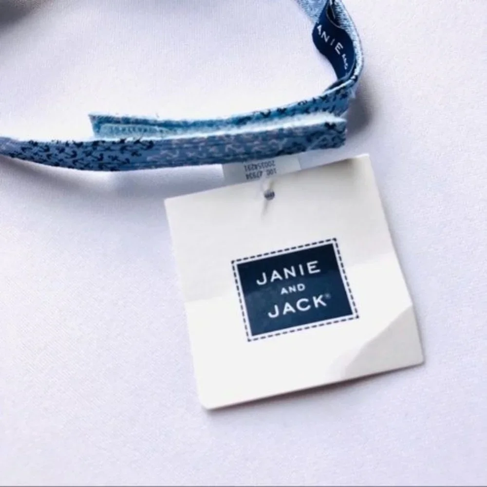 NWT Janie and Jack Easter Anchors Bow Tie